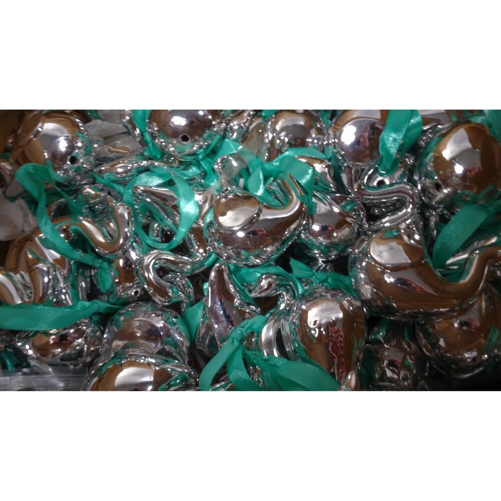 Jonathan Adler Silver Ornaments NWOT 30.00 IRRG LOT OF 12 PIECES
